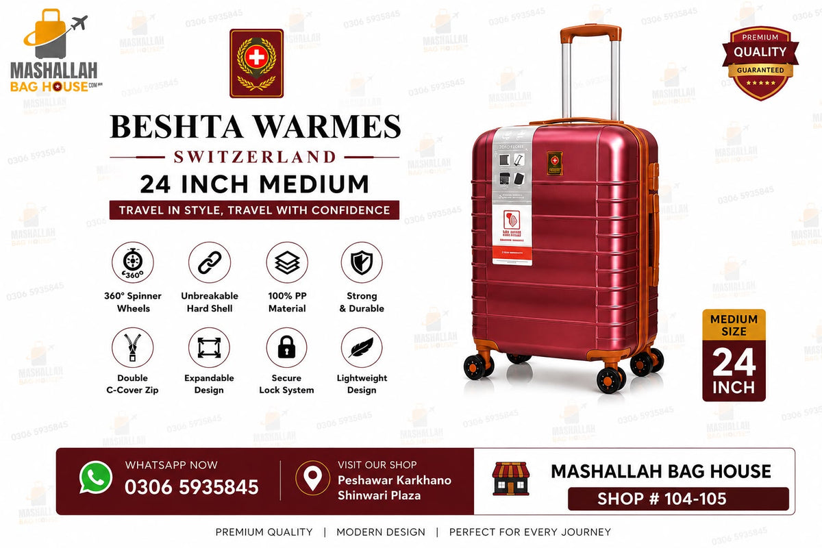 Beshta Warmes Switzerland β 4 Piece Hardshell Luggage Set