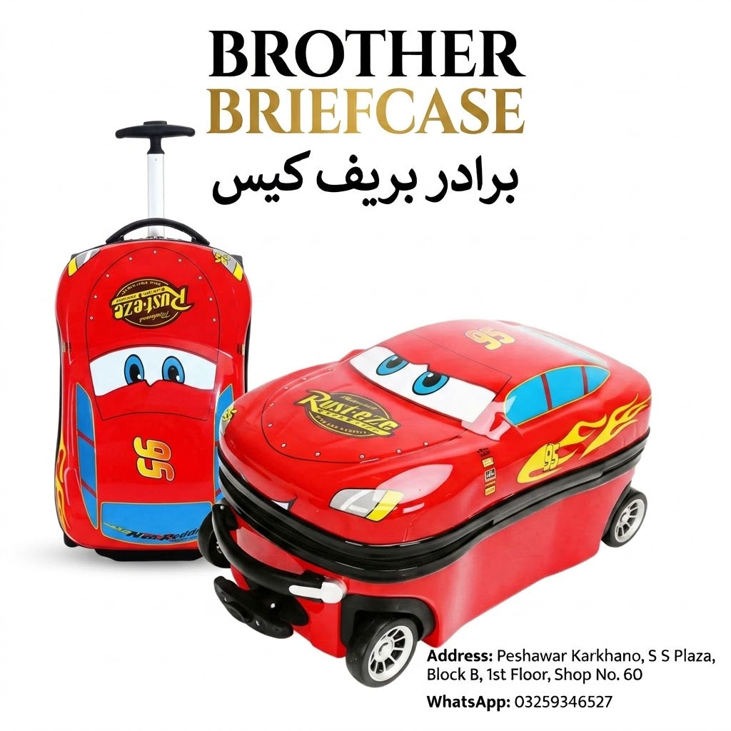 Car Kids Luggage Traveling Bag / Suitcase 18 Inches