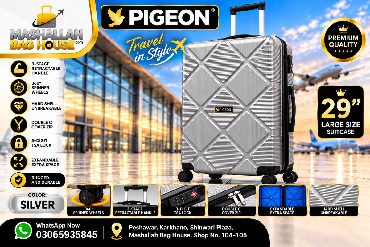 Pigeon Premium 4-Piece Hard Shell Luggage Set