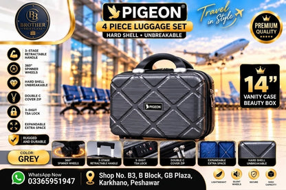 Pigeon Premium 4-Piece Hard Shell Luggage Set