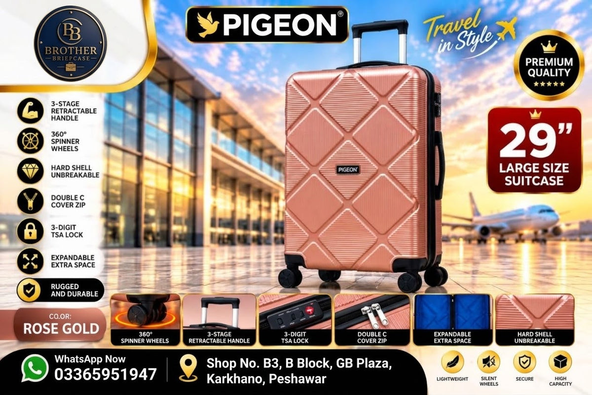 Pigeon Premium 4-Piece Hard Shell Luggage Set