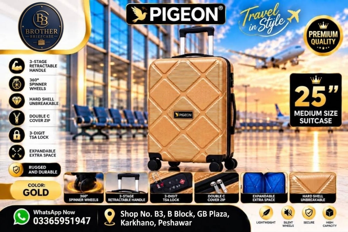 Pigeon Premium 4-Piece Hard Shell Luggage Set