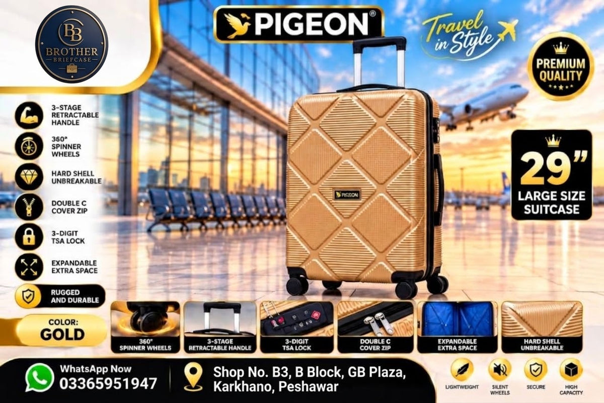 Pigeon Premium 4-Piece Hard Shell Luggage Set
