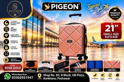 Pigeon Premium 4-Piece Hard Shell Luggage Set