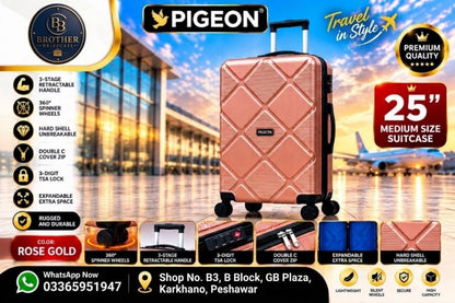 Pigeon Premium 4-Piece Hard Shell Luggage Set
