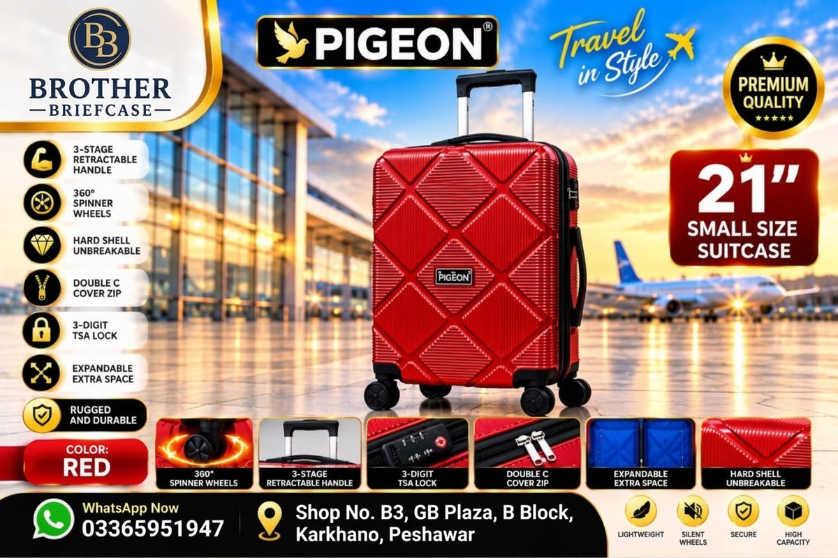 Pigeon Premium 4-Piece Hard Shell Luggage Set
