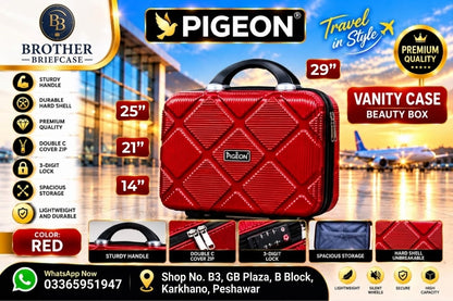 Pigeon Premium 4-Piece Hard Shell Luggage Set