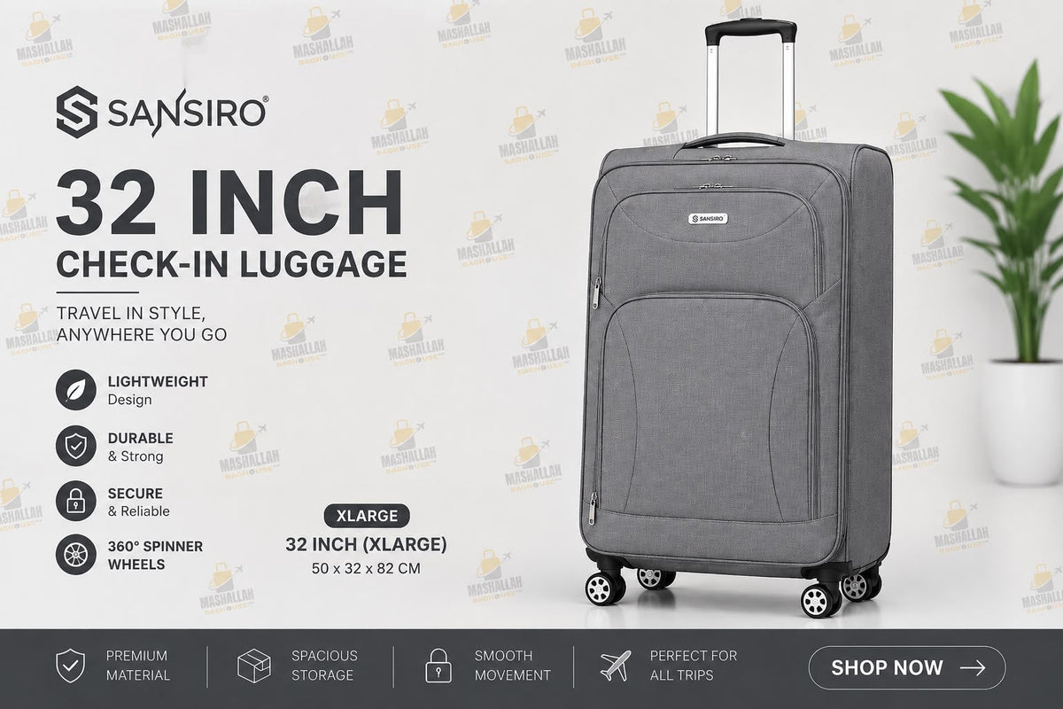 Travel Tough. Pack More. – Sansiro 4PCS Luggage Set