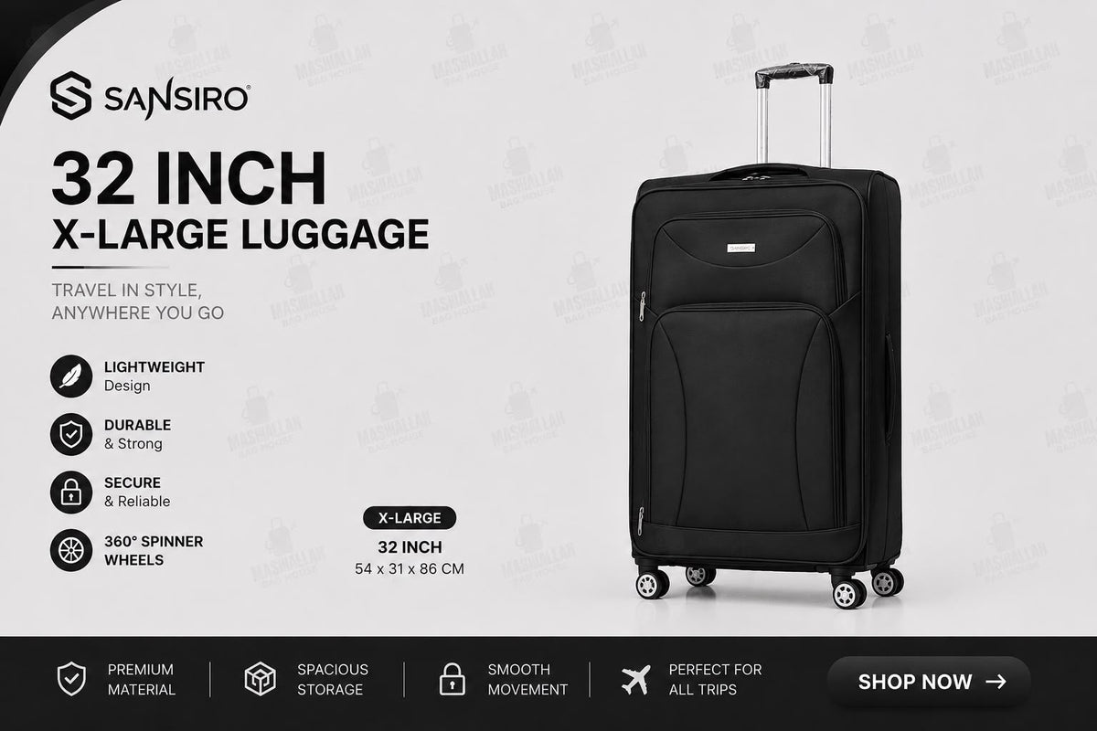 Travel Tough. Pack More. – Sansiro 4PCS Luggage Set