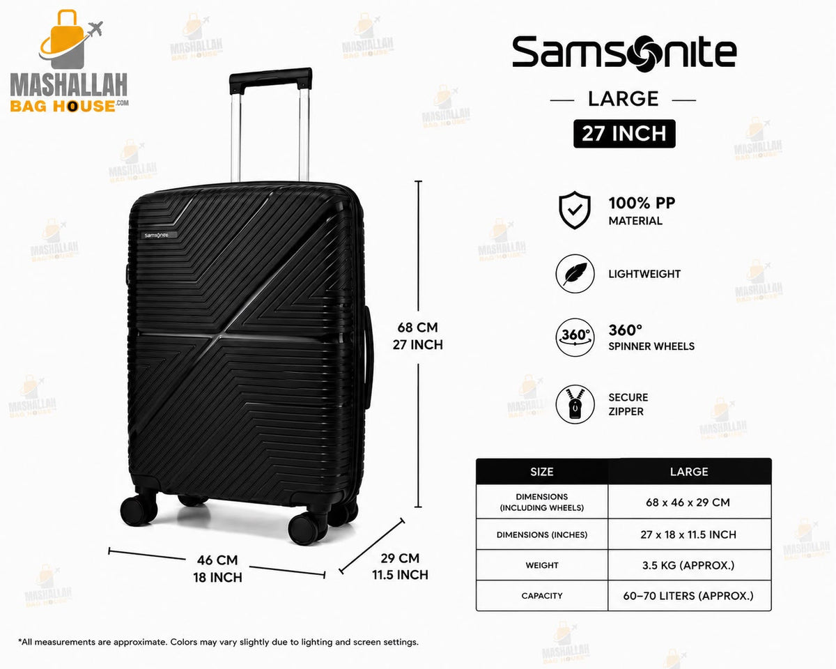 Travel Smarter with Samsonite – 5 Piece Luxury Luggage Set