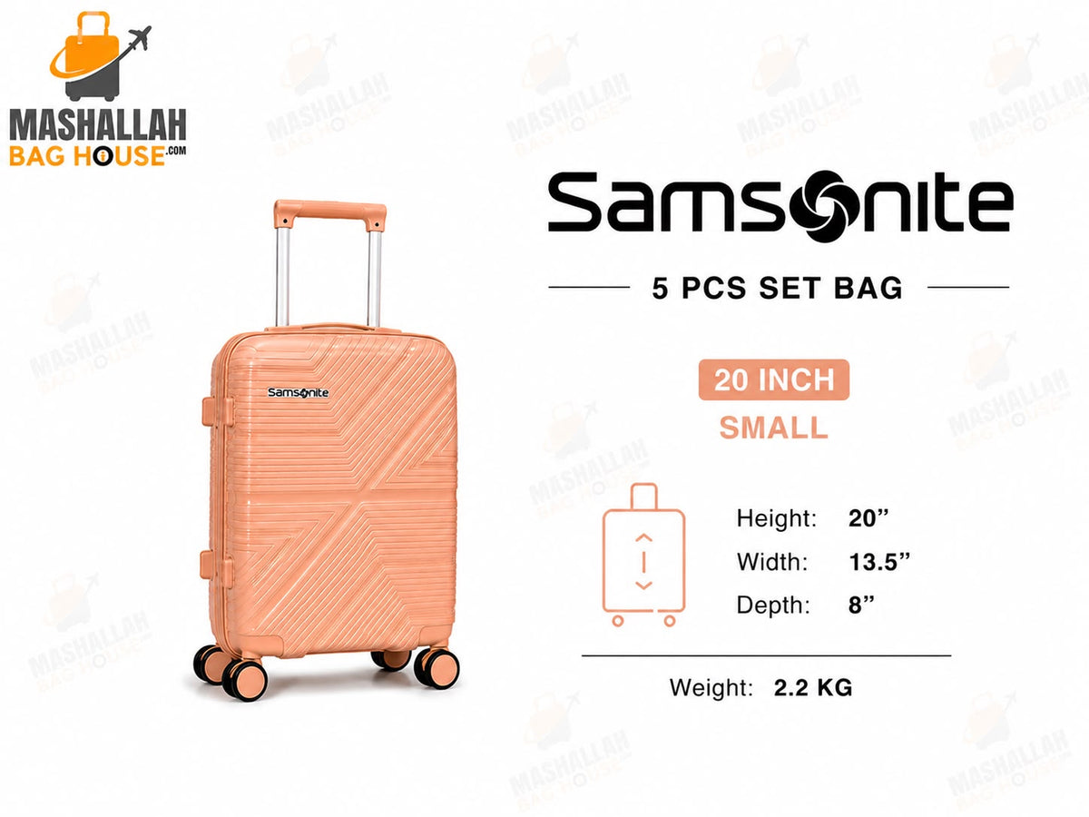 Travel Smarter with Samsonite – 5 Piece Luxury Luggage Set