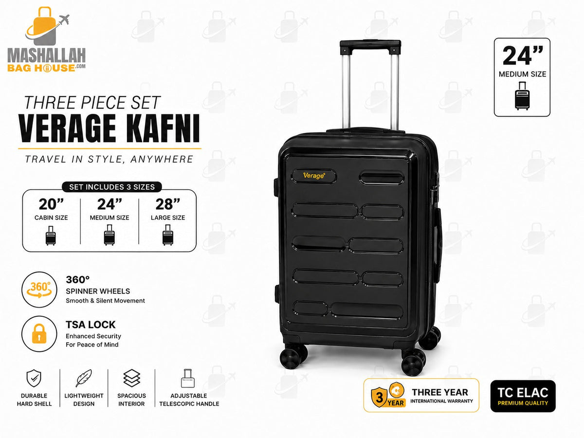 Verage Kafni Premium 3-Piece Luggage