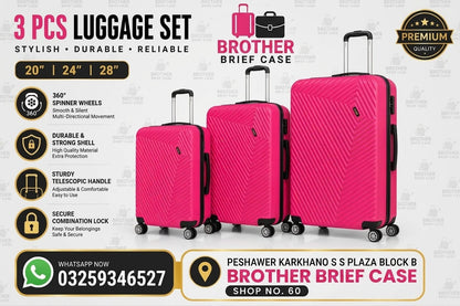 Jeep 3 PCS Hard Shell Luggage Set