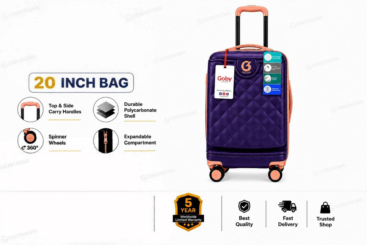 Goby Premium 4-Piece Luxury Luggage Set