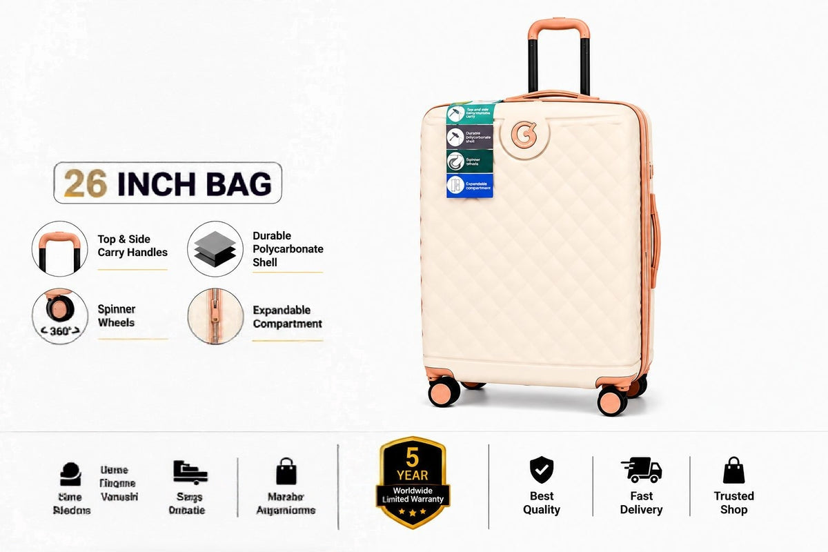 Goby Premium 4-Piece Luxury Luggage Set