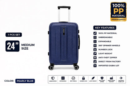 Unbreakable PP Luggage Set – Expandable Suitcases