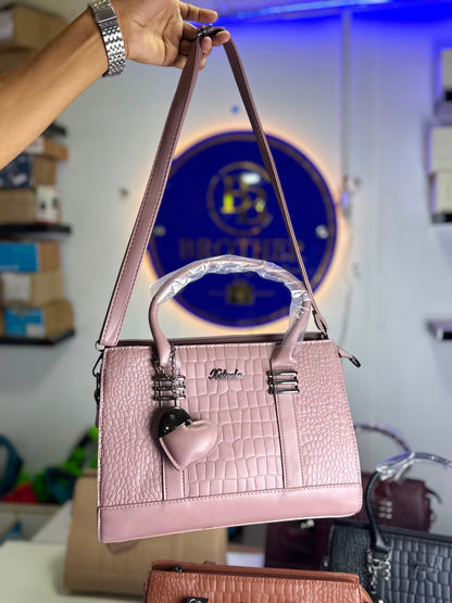 Premium Crocodile Texture Ladies Handbag – Stylish & Elegant Shoulder Bag