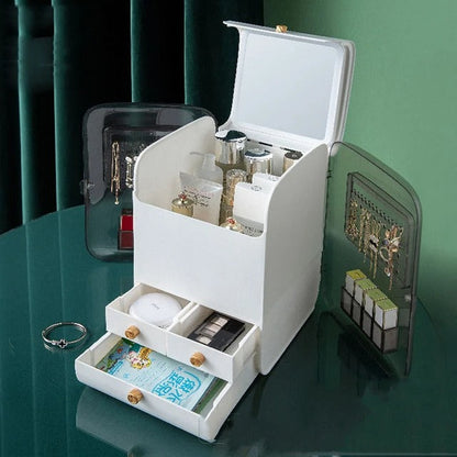 LumiGlow™ LED Makeup Vanity Organizer