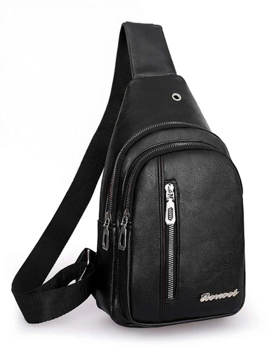 Leather Cross Body Bag.