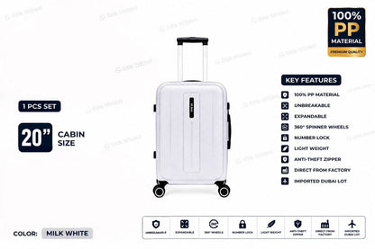 Unbreakable PP Luggage Set – Expandable Suitcases